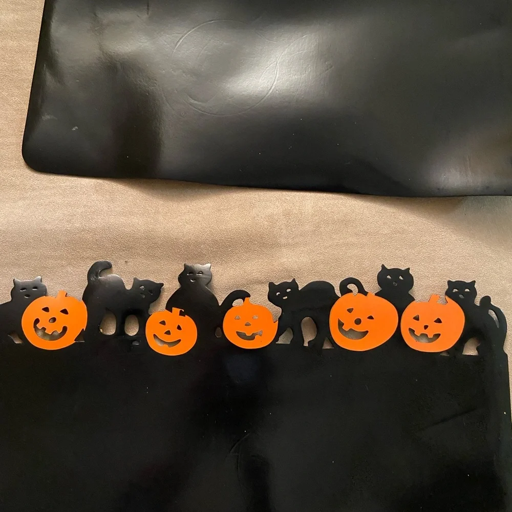 Halloween 🎃 4 Vinyl Black Halloween 🎃 Placemat